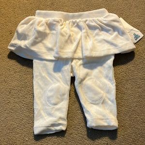 Baby Gap Crawlers Pants with Knee Pads Ivory Velvet Size 3-6 months